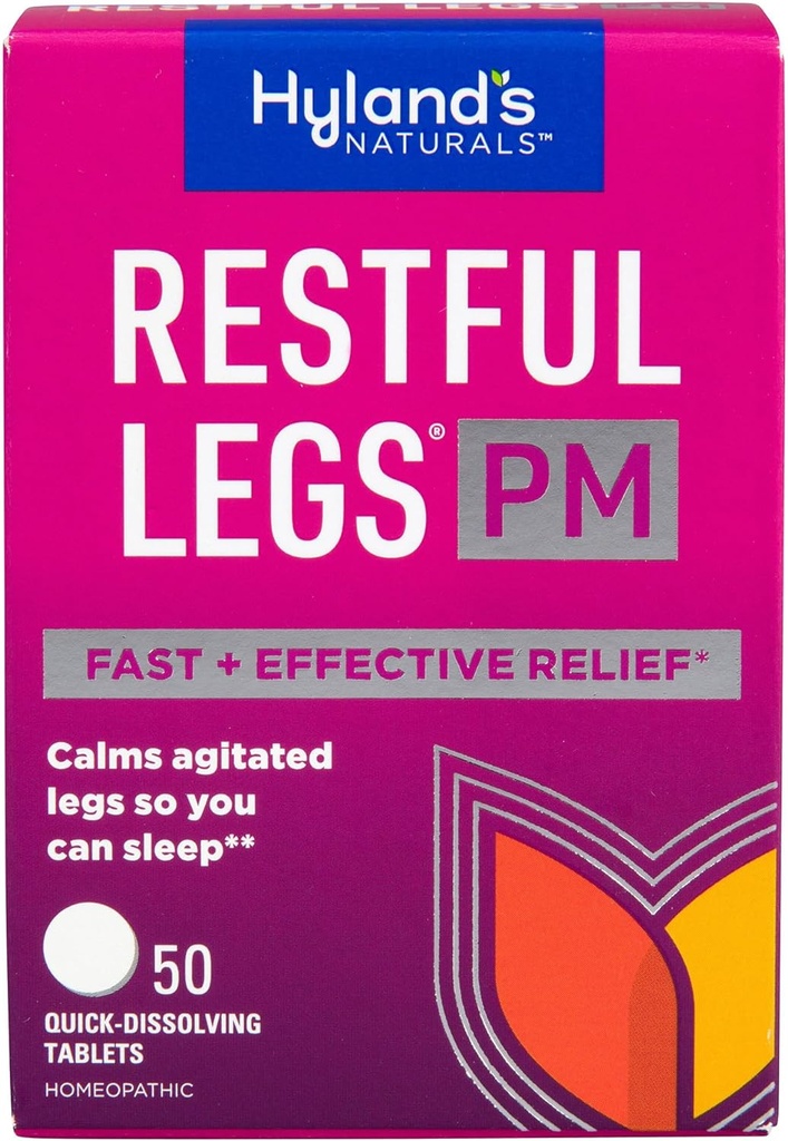 ראש המחלקה למשפטים של Hyland, Nighttime Formula, Calms Agitated Legs כך שתוכל לישון, 50 טבליות Quick Disshoot (Pack of 3)