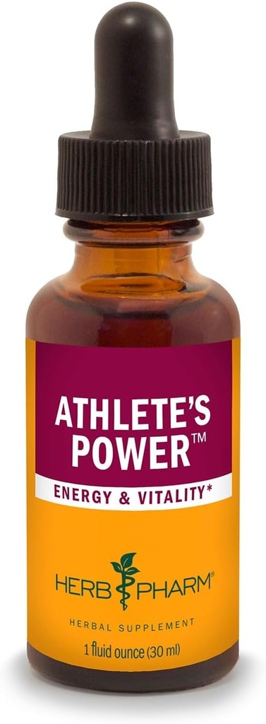 Herb Pharm Athlete's Power Liquid Formula for Energy and Vitality - 1 אוונס (FSTEROL01)