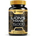 Lions Mane תוספי קפסולות - 120 Count - תוסף Mushroom, תוספי המוח עבור זיכרון ו Focus, Lion's Mane Mushroom קפסולות אורגניות - קוגניטיבית ותמיכה Immune, Focus תוסף תוסף תוסף תוסף