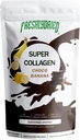 Freshlydried Collagen Peptides & ChocoBanana אבקת - תומך שיער, עור, ציפורניים, עצמות ופרקים - סוג I & III Grass-Fed Collagen + Probiotics - שוקולד בננה Cinnamon Flavor - 10 משרתים, 6 oz