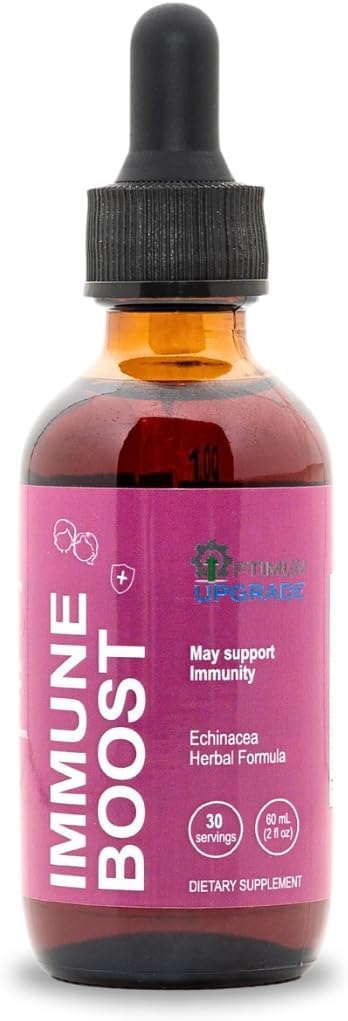 OU Echinacea טיפות עבור תמיכה מהירה Immune Booster Tincture | Echinacea נוזל לחלץ עבור Immunity Boost