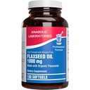 Cold Pressed Organic Flaxseed Oil 1000 מ"ג Softgels - Non GMO אורגני Flax Seed שמן עשיר באופן טבעי Occurring אומגה 3 6 9 עבור הטבות גוף מלא - דגים חינם אומגה 3 (180 Softgels)