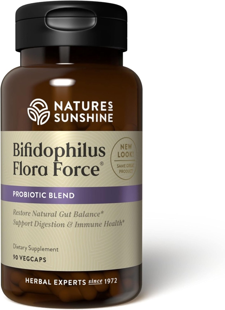 The Nature's Sunshine Bifidophilus Flor Force 90 קפסולות