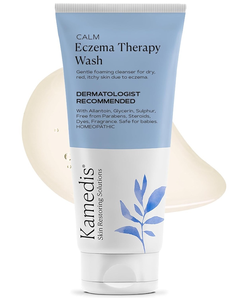 KAMEDIS Eczema Therapy Body Wash for Dry, Itchy & Sensitive Skin. Itchy Relief הבוטניs Bath Gel. SLS, Parabens & Fragnance חינם. Moisturizing הגוף כביסה לתינוקות ומבוגרים