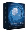 Herbatonin 3 מ"ג - The Only Natural Plant Melatonin Natural Sleep Cycle, שעון גוף ו- Circadian Rhythm Support for Jet Lag, 60 קפסולות טבעוניות (60 יום אספקה)