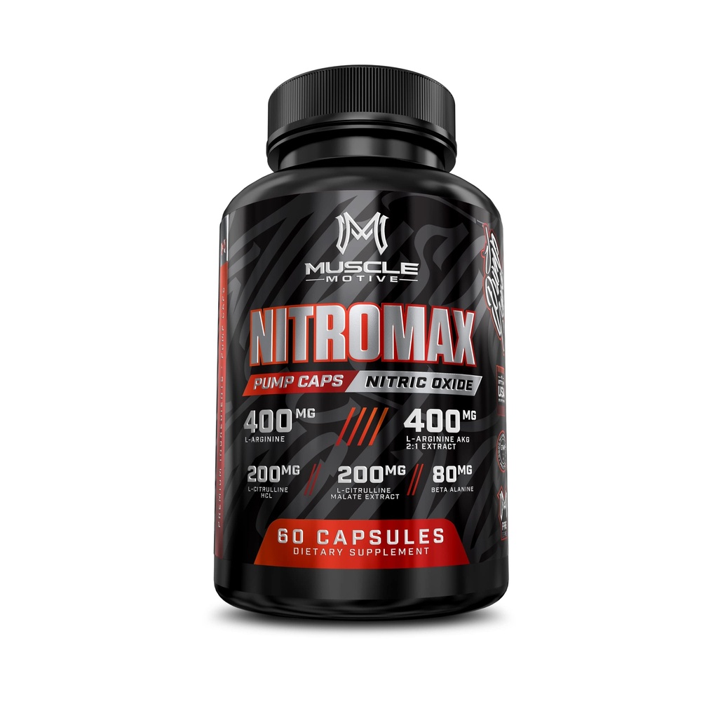 Nitric Oxide Booster 3000 מ"ג עם L-Arginine, L-Citrulline - תוספת טרום-עבודה עבור צמיחה שרירית, Stamina, אנרגיה, משאבות, וחילוניות - Non-GMO - 60 קפסולות