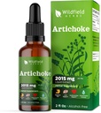 Artichoke Leaf Extracts 2000 מ"ג (Cynara scolymus L.) Herbal תוסף Absorbs טוב יותר מאשר קפסולות, 1 חודש אספקה, 84 משרתים, אלכוהול-חינם Tincture - 2 Oz, Pack של 1 1 1