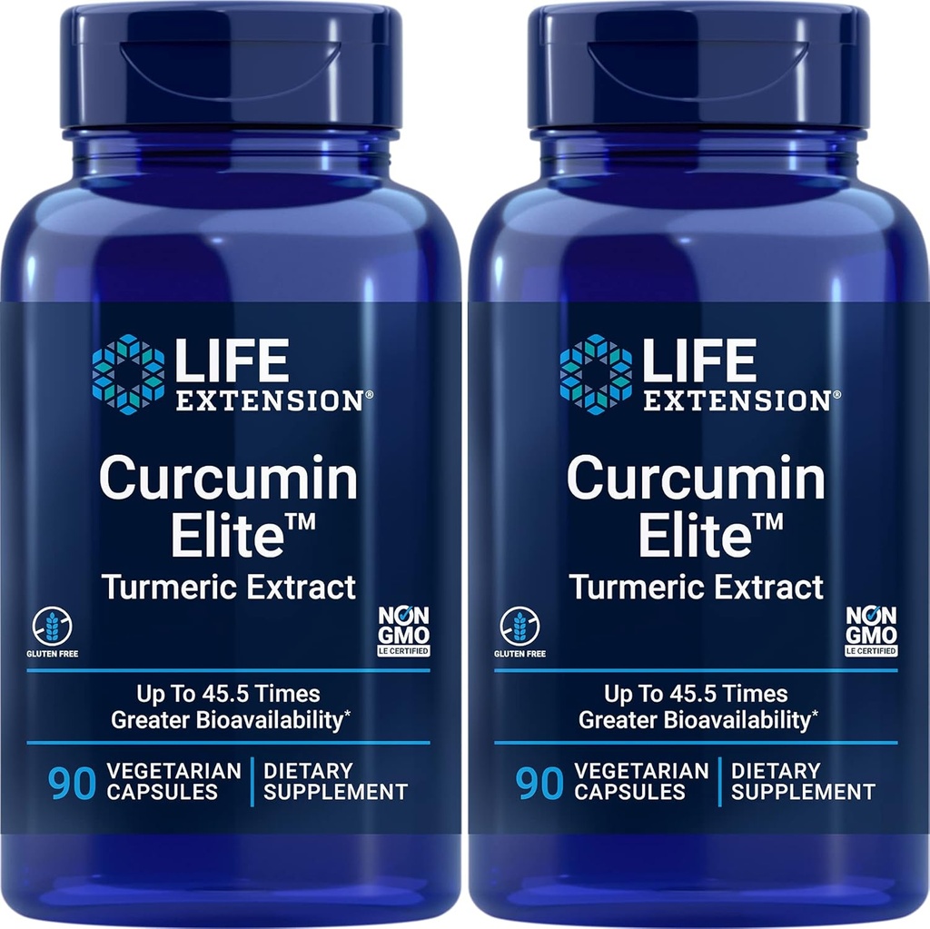 ההרחבה Life Extension Curcumin Elite Turmeric Extract, 90 Caps