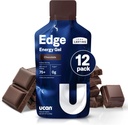 UCAN Edge אנרגיה Gel Shots, שוקולד (12, 2 Ounce Packets) עבור ריצה, אימון, Workouts, Fitness, Cycling, Crossfit | Sugar-Free, Vegan & Keto Friendly Energy