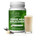 MRM Nutrition Veggie Meal החלפה חלבון | Vanilla Bean Flavored | 22 גרם חלבון צמחי מלא | Meal On-the-go | Mediate Hunger | Balanced מאקרו תזונה | 28 משרתים