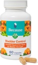 מכיוון שתוסף ההזנה של Bladder עם חומצה פוליקין - 60 קפסולות (1בק) - מסייע להפחית את Urgency & Frequency, תומך שרירי רצפת Pelvic חזקים, טבעוני ו- non-GMO, המיוצר בארה"ב