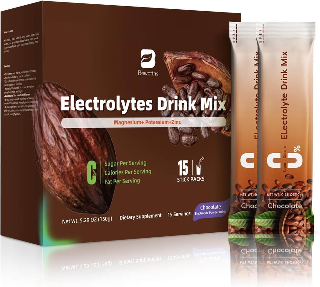 חבילות אבקה אלקטרוליטות ל- Electrolyte Drink Mix