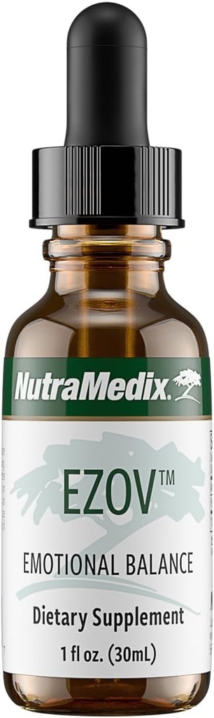 NutraMedix Ezov Hysop Plant Drops - תוספת נוזלית לניהול מתח, הירגעות, תמיכה אנטיקסידנטית ו- Gut בריאות - פליטה נוזלית עבור Mood & רגשית תמיכה (1oz / 30 מ"ל)