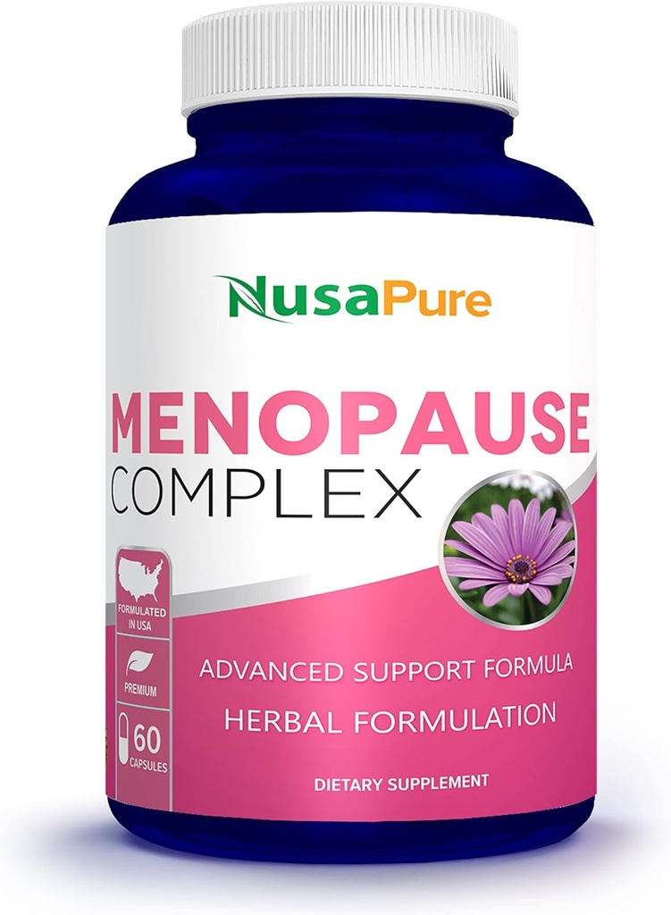 NusaPure Menopause Complex: Black Cohosh and Herbal Ingredients - 60 קפסולות