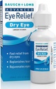 Bausch & Lomb Advanced Eyedrops for Dry Eye, Moisturizing & Soothing, Replenishes Tears for Fast & Long-Last Relief, 1 Fl Oz (Pack of 3)