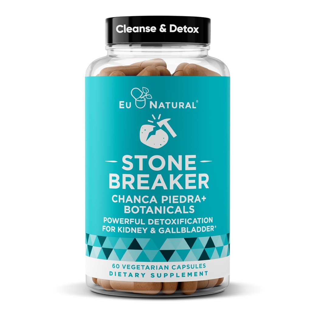 Chanca Piedra Stone Breaker - The Original Stone Breaking Formula with Celery Seed & Parsley - תומך Kidney, Gallbladder & Urinary Tract ניקויsing to Help Flush Impurities - 60 קפסולות צמחוניות