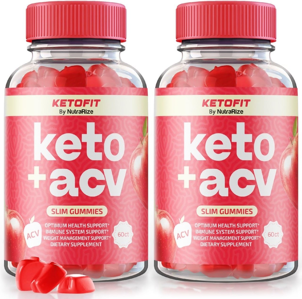 חבילה של 2 Ketofit מתקדם פורמולה לירידה במשקל - Premium Keto ACV פורמולה, תערובת טבעית של Keto + ACV לתוך חניכיים, המקורי Keto Fit Gomitas עבור כל יום (120 מסטיקנים)
