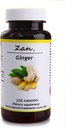 Hekma Center Pure ג'ינג'ר Root - Zingiber Officinalis - 100 קפסולות מפחיתות את נאוזה - טבעוני