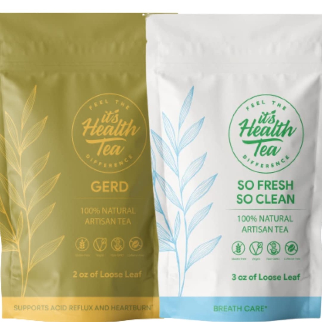 המונחים: breath Care Bundle: Tea for GERD/Acid Reflux /Heartburn Aid with Breath Care from the Inside Out