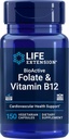 Life Extension BioActive Folate & ויטמין B12, 150 קפסולות צמחוניות - Non GMO, Gluten Free Supplement