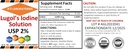 1x16 OZ אורגני Lugol של Iodine ו- Potassium Iodide 2% פתרון 3000 mcg -Liquid תוספת טיפות עבור התמיכה Thyroid עבור נשים וגברים, Metabolism בריאות, Detox Boost -16 Fl Oz /Ships היום!