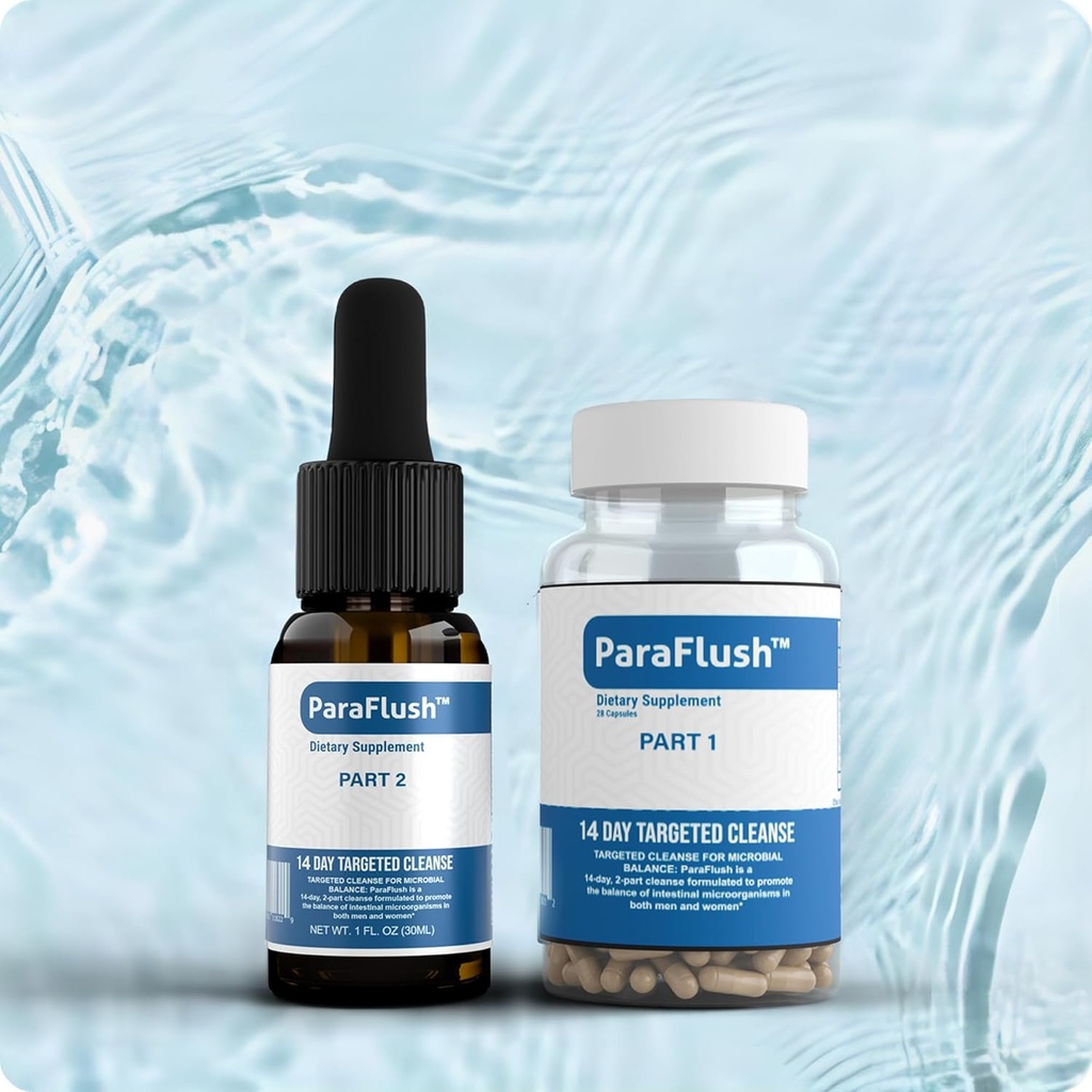 ParaflushTM ניקוי: The Ultimate 14-Day Gut Detox & Parasite Purge for Vitality and Wellness