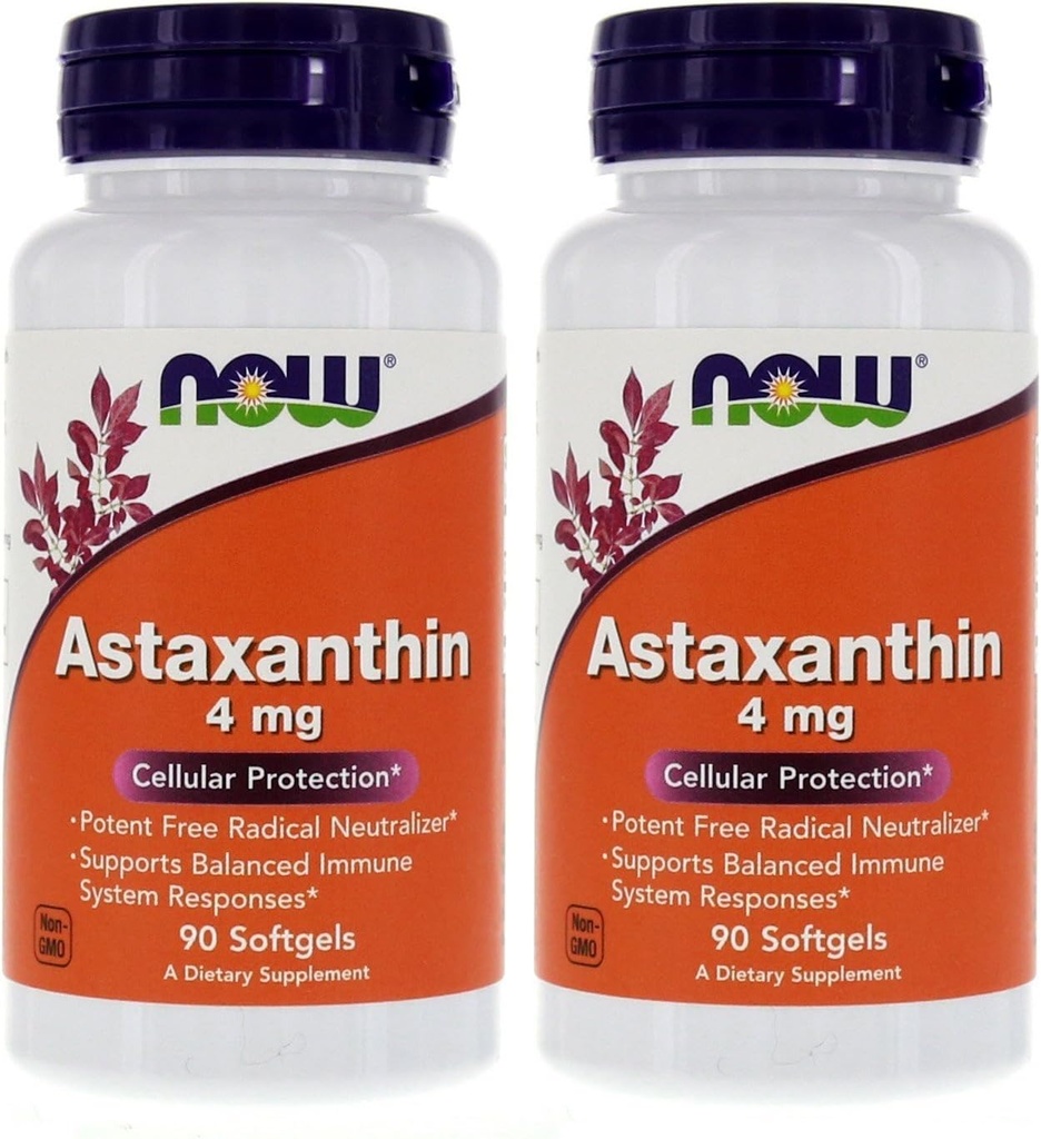 Astaxanthin 4mg 90 Softgels (Cellular Protection)