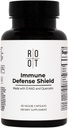 Root Wellness Immune תומך תוספת עם ויטמין D C K2, Quercetin ו- Trace מינרלים מ אגם מלח גדול, תוסף Enzymes NAD למבוגרים, 60 קפסולות