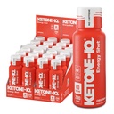 Ketone-IQ No Caffeine Exogenous Ketones Energy Shots - 24 Pack of Caffeine Free Energy Drinks with 10g Ketones - Sugar Free, Salt Free, All Natural (מקור)