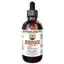 Burdock אלכוהול חינם לחלץ, אורגני Burdock (Arctium Lappa) Dried Root Glycerite הוואי Pharm טבעי צמחי 4 oz