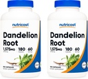 Accost Dandelion Root 525mg, 180 קפסולות (2 בקבוקים) - 1575 מ"ג שרת, non-GMO, Gluten Free
