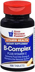GNP ויטמין בריאות B-Complex Plus ויטמין C (100 טבליות)