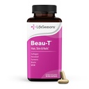 Life Seasons Beau-T - שיער, ריח & Skincare תוסף - מקדם שיער בריא וניק צמיחה - תמיכה Clear Skin & Fights Acne - ניקר - מכיל biotin Collagen Turmeric - 90 קפסולות