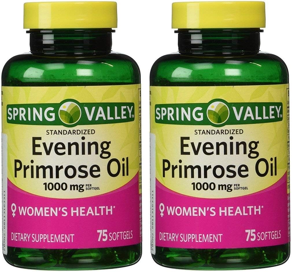עמק האביב - Evening Primrose Oil 1000 מ"ג,Twin Pack 150 Softgels