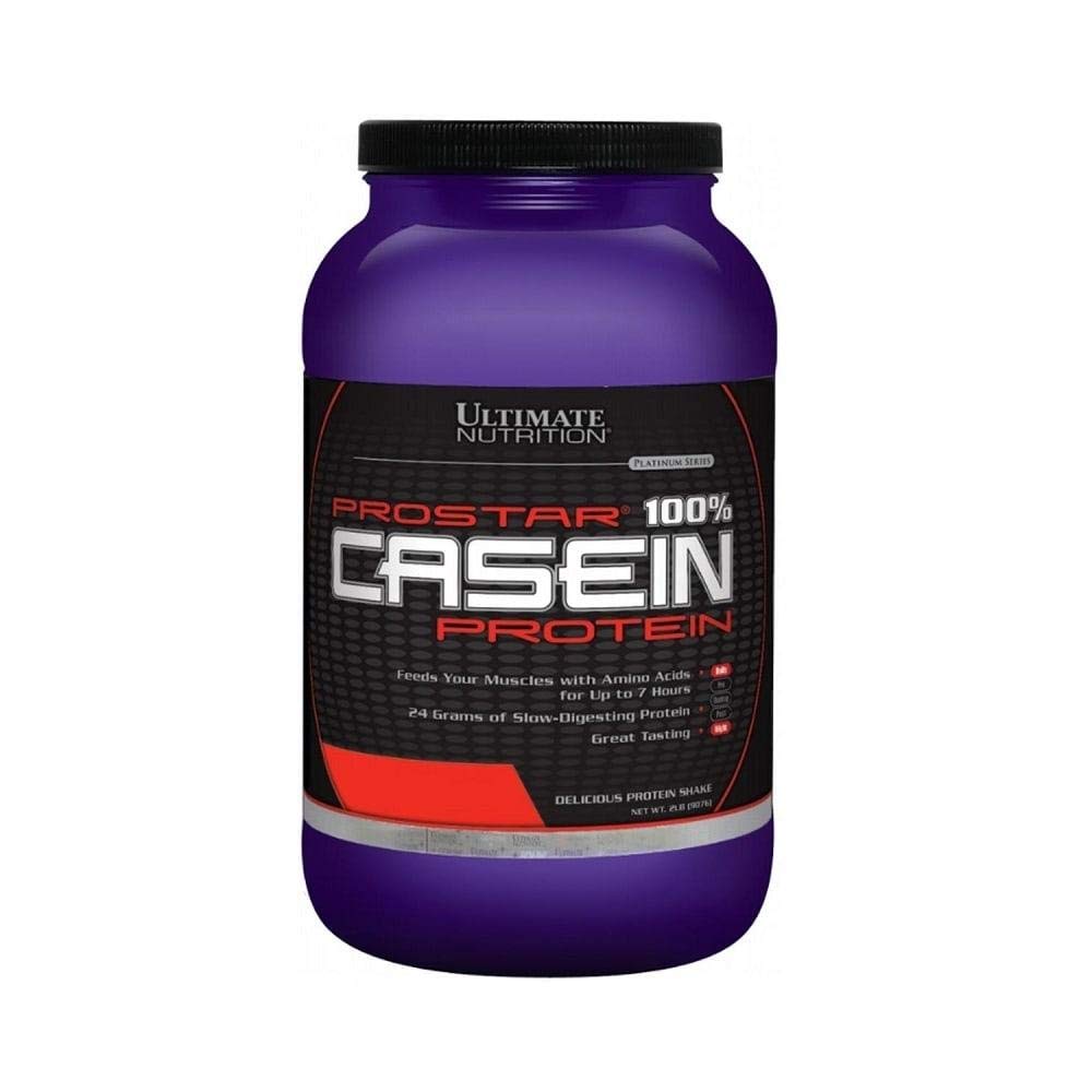תזונה מושלמת Prostar Micellar ו hydrolyzed Casein אבקת חלבון - שומן חינם Overnight שרירים צמיחה התאוששות עם BCAAs, 2 פאונד, סטרוברי