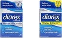 Diurex Ultimate Re-Energizing 60 Count Max Caffeine-Free 48 Count ספירת גלולות כוח מקסימליות Bloat Relief Bundles