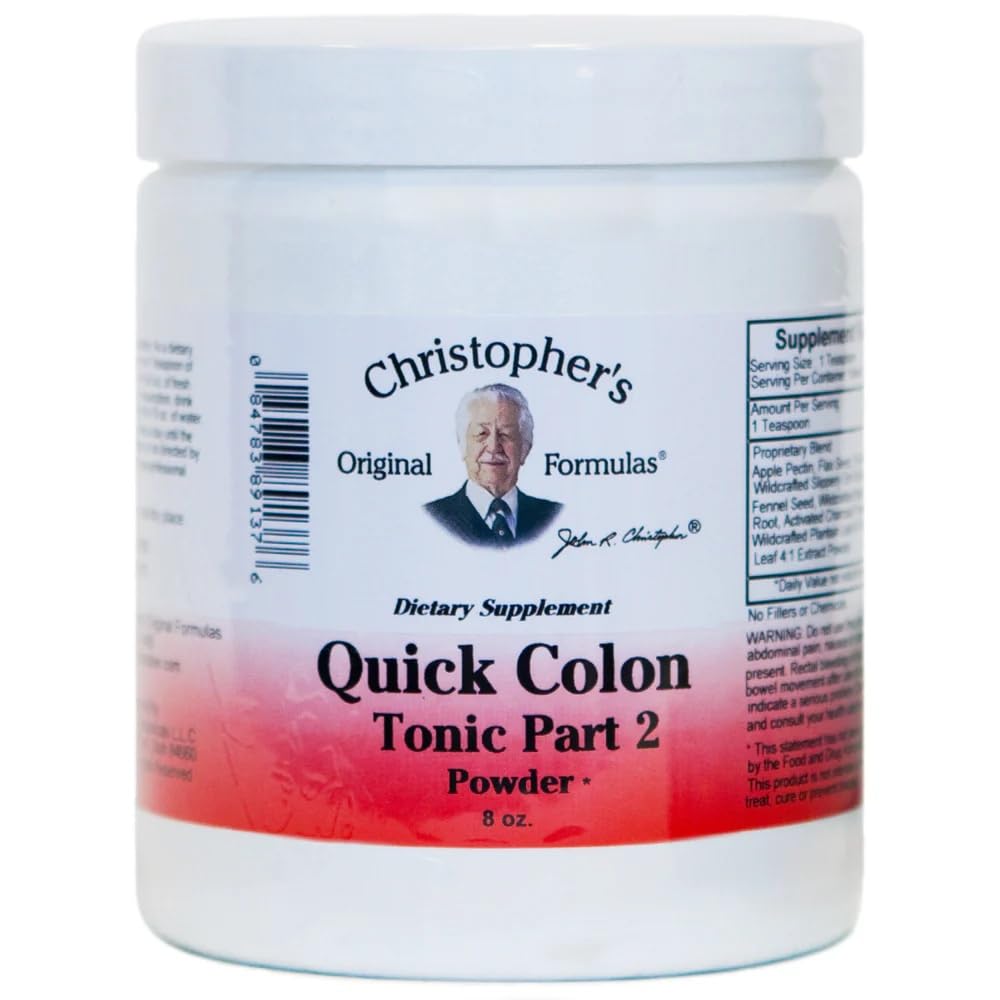 ד"ר CHRISTOPHER'S, ניקוי קולון מהיר D-Tox אבקת - 8 oz