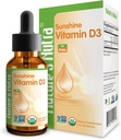 ויטמין Nutra Sunshine D3 400IU, 2 Fl. Oz (60 מ"ל), Premium Baby and Baby Drops, טומלר ילדים Multivitamin תוסף, non-GMO, לחלץ צמחים