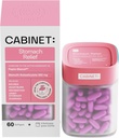 הקבינט: Stomach Relief Bismuth Subsalicylate 262 מ"ג, 60 Count | Anti-Diarrheal Relief for Upset Stomach, and Indigestion (Starter Kit)