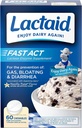 Lactaid Fast Act Lactose Intolerance הקלה צ'ואנס עם Lactase Enzyme כדי למנוע גז, Bloating & Diarrhea בשל LactoseS רגישות, Ideal for Travel & On-the-Go, Vanilla Twist, 60 Packs of 1-ct.(5pk)