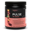 LEGION Pulse Pre Workout תוסף - All Natural Nitric Oxide Preworkout Drink to Boost Energy, Creatine Free, Sweetened, Alan Betaine, Citrulline, Alpha GPC (Fruit Punch)