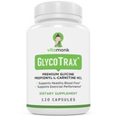 VitaMonk GlycoTraxTM GPLC אקסטרה בקבוק גדול - 120 קפסולות של High-Absorption Glycine Propionyl-L-Carnitine עם No A מלאכותי Fillers - Glycine Propionyl L Carnitine