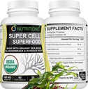 Sea Moss 60 קפסולות USDA מוסמך אירי הים Mosss קפסולות עם Bladderwrack & Burdock Root - Immune Support for Men and Women - Womens ויטמינים ו- Mens ויטמינים (1 Pack)