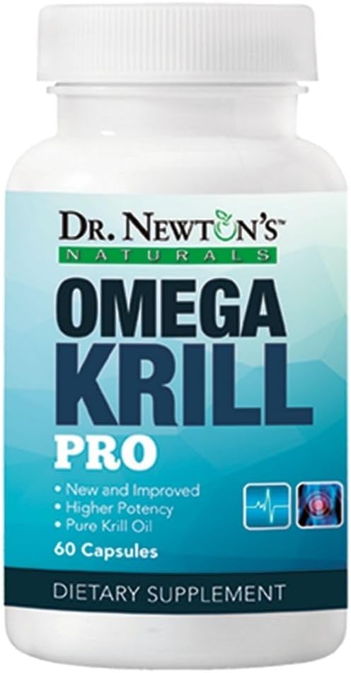 מקור: Dr. Newton's Naturals אומגהKrill Pro EPA & DHA, אומגה 3, Pristine קריל שמן - Brain, Joints, Eyes - 60 Softgels