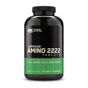 Optimum Nutrition Superior Amino 2222 טבליות, Complete Essential Amino Acids, EAAs, 160 Count