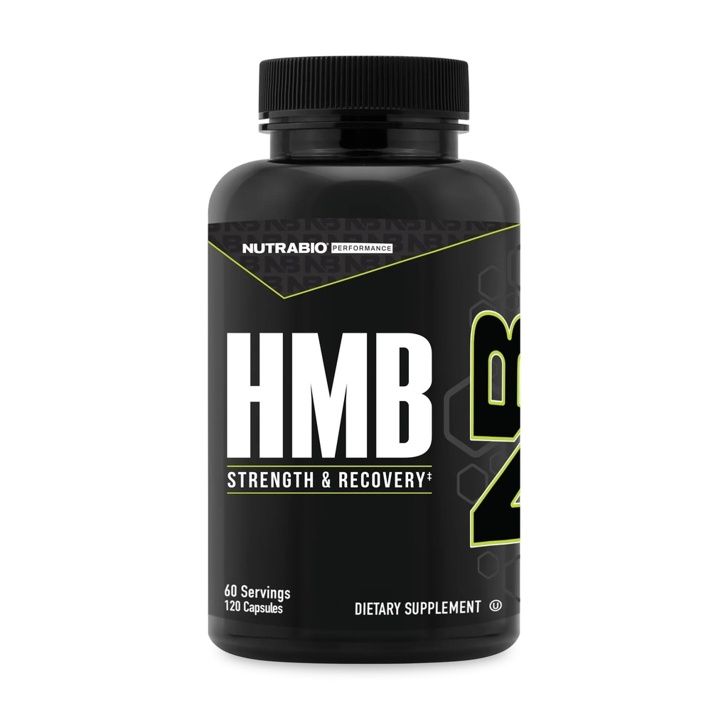 NutraBio HMB תוסף, Amino Acid Hmb, תוספי HMB לגברים, HMB 1000 מ"ג 120 קפסולות