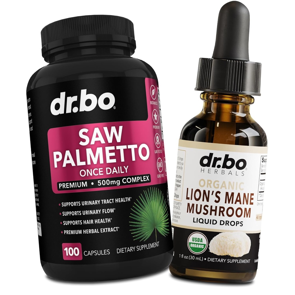 שם הסרטון: Women Hair Loss & Lions Mane Mushroom Drops - DHT Blocker growth Plus Bladder & Organic Lion's Mane Mushroom טיפות Tincture - Pure Saw Palmetto נשירת שיער & Ornation Pills
