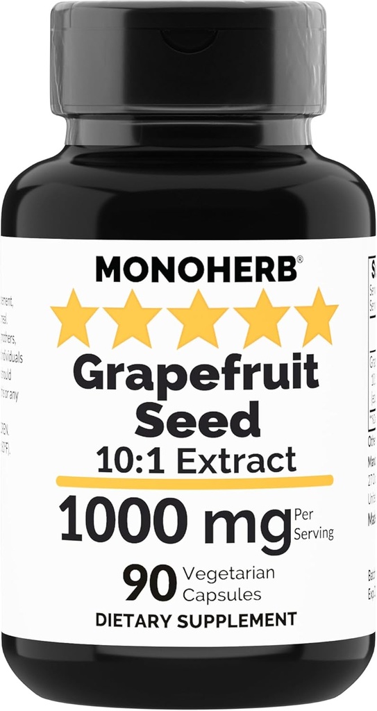 OHERB Grapeפרי Seed לחלץ 1000 מ"ג - 90 קפסולות צמחוניות