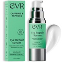 קרם עיניים קפאין עבור מעגלים אפלים Puffiness ו Wrinkles - ריח חינם - טיפול בעין אנטי aging עבור עור רגיש - Made בארה"ב עבור גברים ונשים - 1 Oz