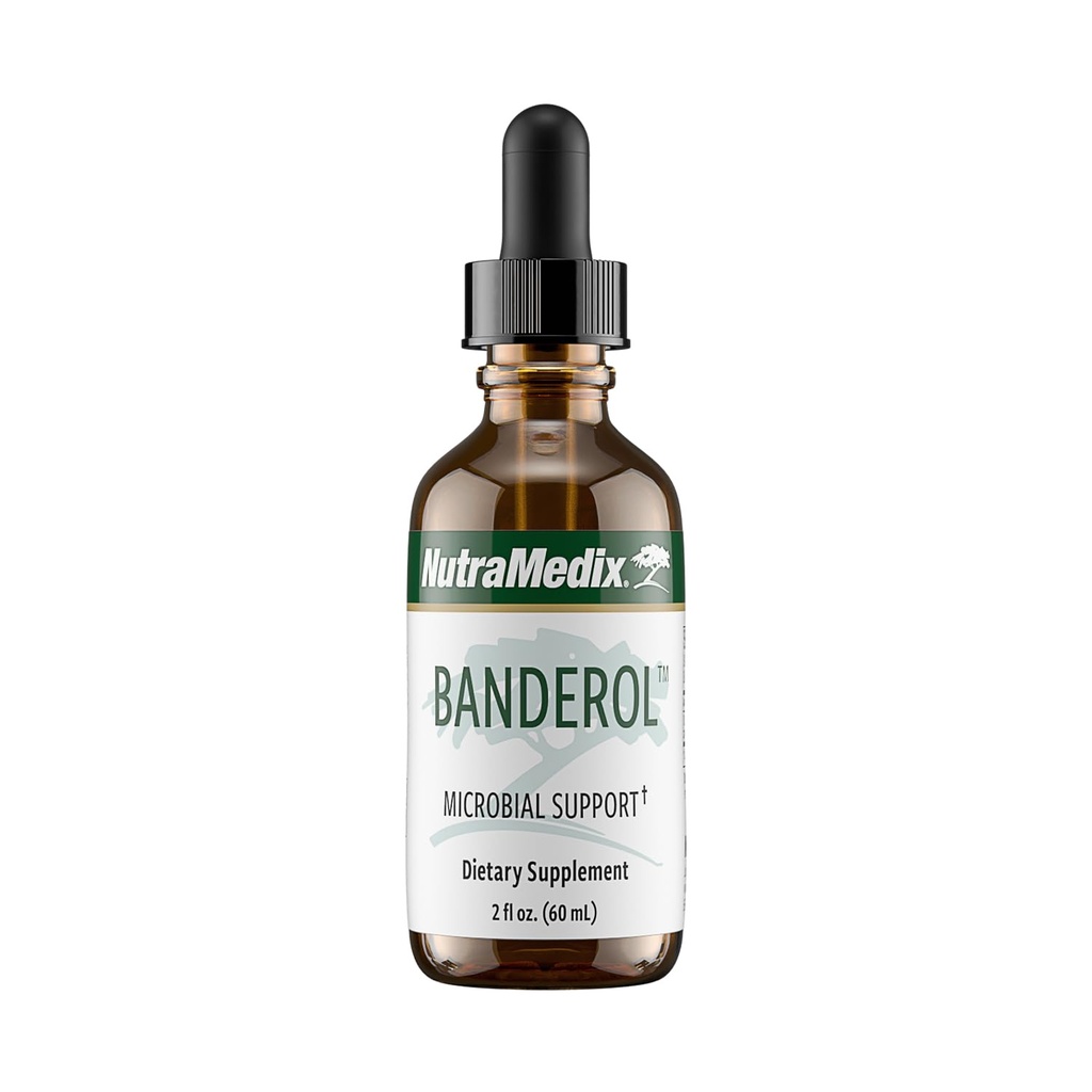 NutraMedix Daily Immune Support תוסף - Banderol Herbal Supplements for Immune System Support - Vegan Tincture - bioavailable Otoba Bark Extracts (2 oz / 60 מ"ל)